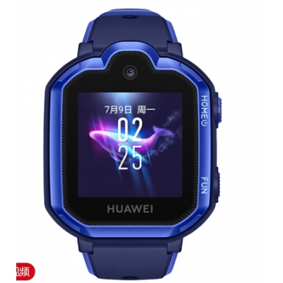 華為兒童手表 3 Pro（極光藍(lán)）視頻通話 高清拍照 九重定位 4G全網(wǎng)通學(xué)生電話手表
