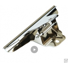 得力(deli)4只145mm山形票據(jù)票夾畫板夾 財務(wù)票據(jù)夾金屬票據(jù)夾子 辦公用品 大號9531