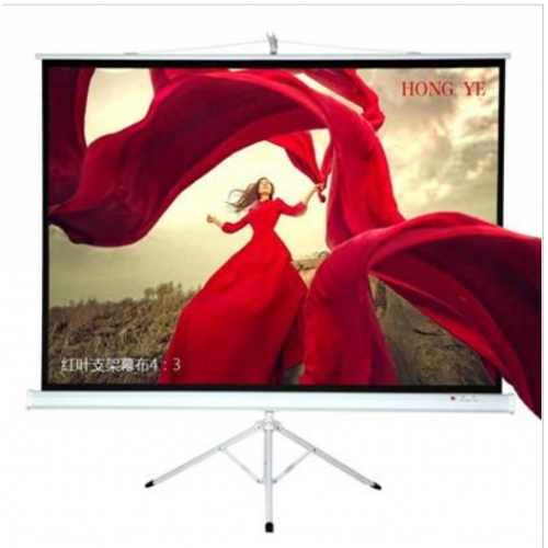 紅葉(redleaf)100英寸 支架 4:3 投影幕布